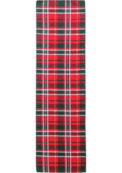 Yeni Sezon Ekose Desenli Runner 35X130 cm indirimleri