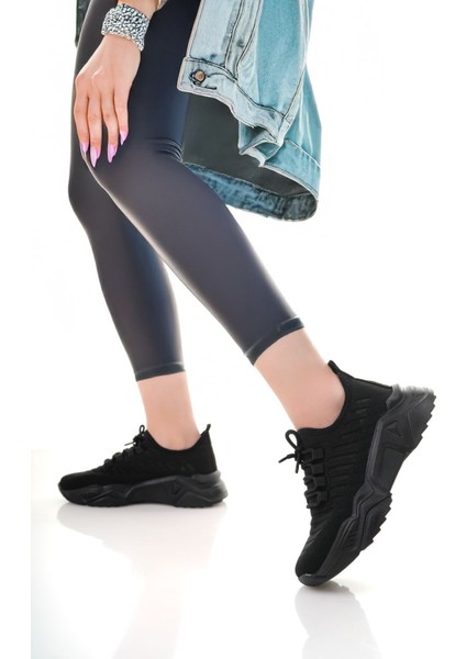 Ante Siyah Triko Bağcıklı Spor Ayakkabı fiyatları