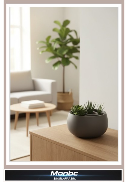 Modgrow Çok Bölmeli Akıllı Saksı 3D Tasarım Dekoratif Biblo, Hediyelik ve Ev Ofis Için Şık Aksesuar modelleri