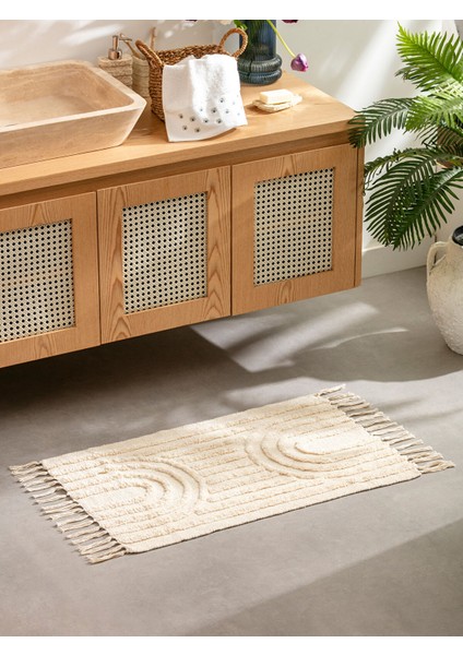 Yeni Sezon Püsküllü Banyo Paspası 50X80 cm