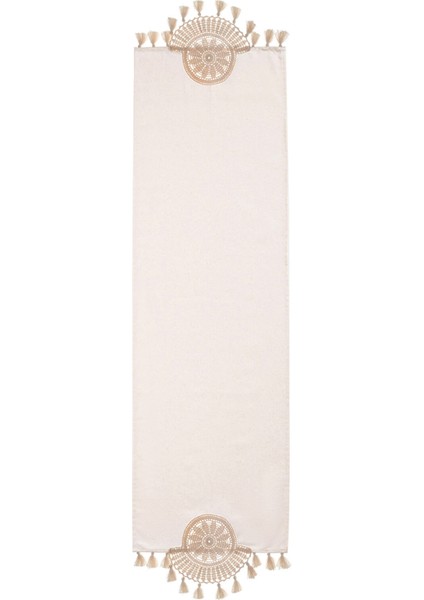 Yeni Sezon Dantel ve Püskül Detaylı Runner 45X150 cm indirimleri