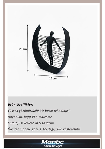 Modern Sanat Heykeli 3D Tasarım Dekoratif Biblo, Hediyelik ve Ev Ofis Için Şık Aksesuar fırsatları