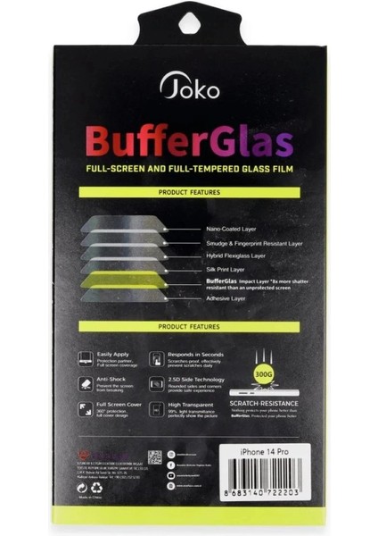 iPhone 16 Pro Max Buffer Cam Ekran Koruyucu - Siyah fiyatları