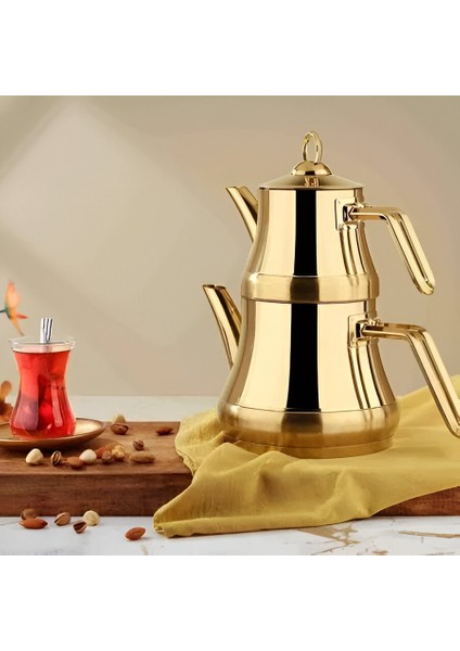 Gold Çaydanlık Takımı Mutfaktaki Ayrıcalık ve Göz Alıcı Tasarım