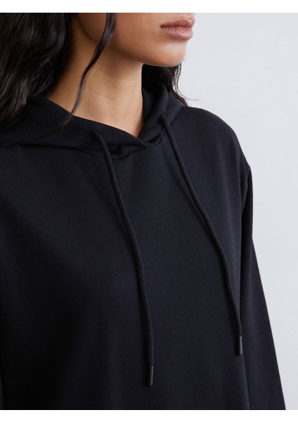 Yeni Sezon Kapüşonlu Sweat Elbise modelleri