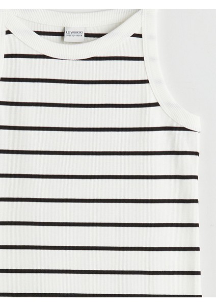 Yeni Sezon Bisiklet Yaka Çizgili Kız Çocuk Elbise indirimleri