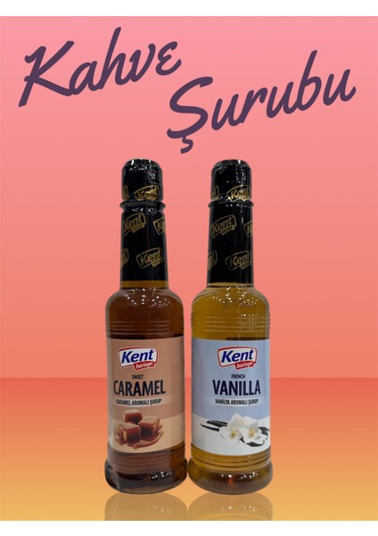 Boringer Karamel - Vanilya Aromalı Kahve Şurubu 2X355M