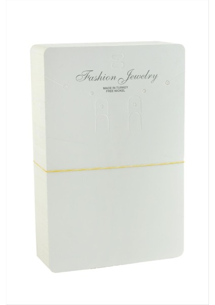 Dikdörtgen Set Kolye Kartı 100 Adet