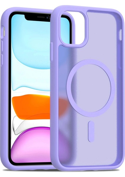 iPhone 12 Jota Magsafe Kapak - Lila modelleri