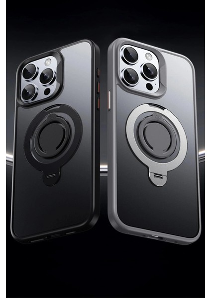iPhone 16 Pro Max Avatar 360 Dönen Magsafe Kapak - Lacivert modelleri