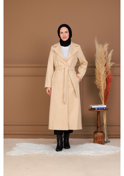 Bel Bağcıklı Düz Kesim Kaşe Kap - MDS005528KBN