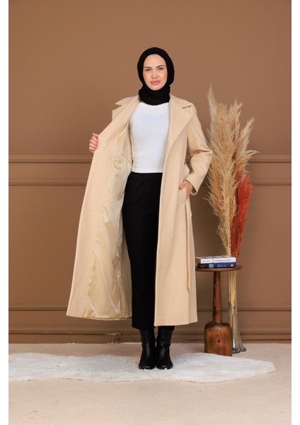 Bel Bağcıklı Düz Kesim Kaşe Kap - MDS005528KBN modelleri