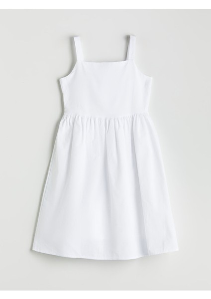 Yeni Sezon Kare Yaka Kız Çocuk Elbise fırsatları