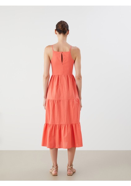 Yeni Sezon Bisiklet Yaka Askılı Katkat Elbise fırsatları