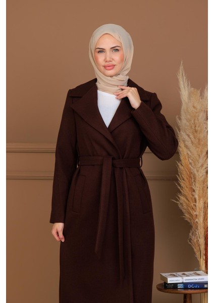 Bel Bağcıklı Düz Kesim Kaşe Kap - MDS005528KBN