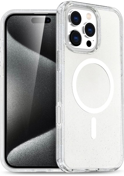 Apple iPhone 16 Pro Max Star Magsafe Kapak - Şeffaf