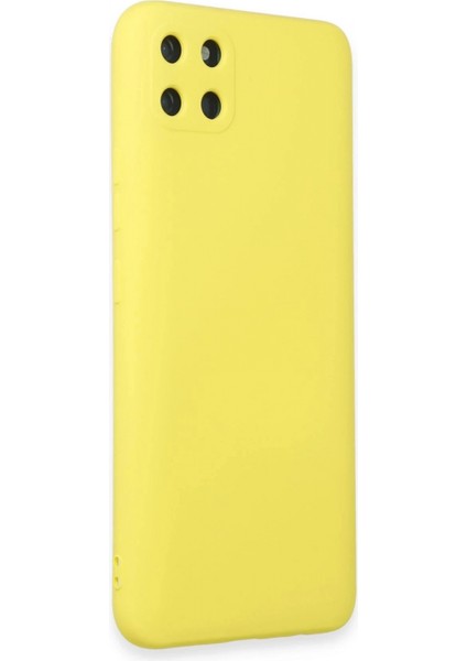 Realme C11 Kılıf Nano Içi Kadife Silikon - Sarı fiyatları