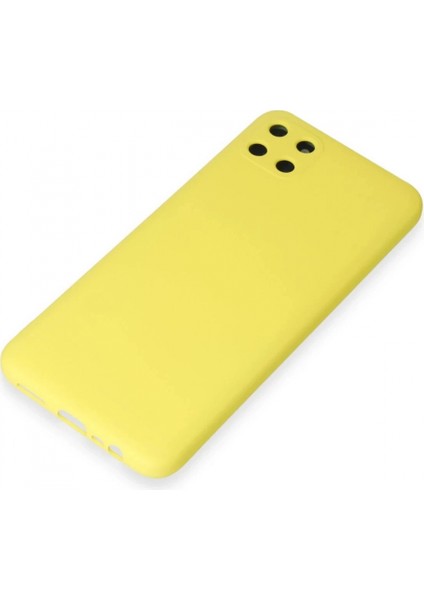 Realme C11 Kılıf Nano Içi Kadife Silikon - Sarı fırsatları