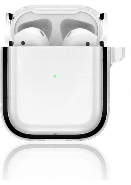 Airpods 4 (4.nesil) Shiny Şeffaf Kılıf - Siyah fiyatları