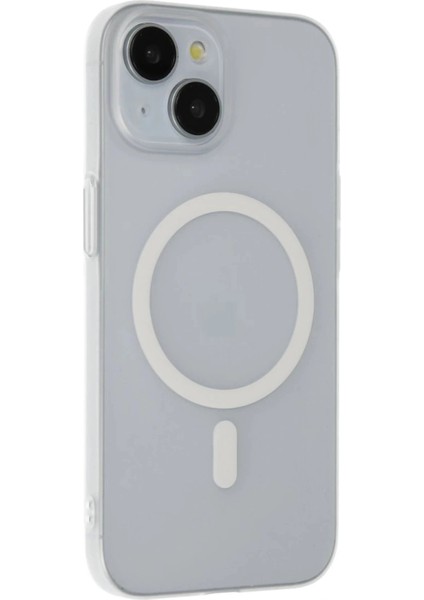 iPhone 15 Plus Tuna Pc Slim Magsafe Kapak - Şeffaf