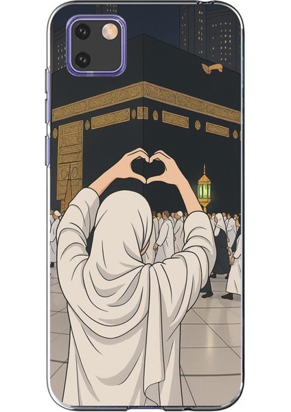 Huawei Y5P Uyumlu Kabe Aşkı Baskılı Silikon Kılıf