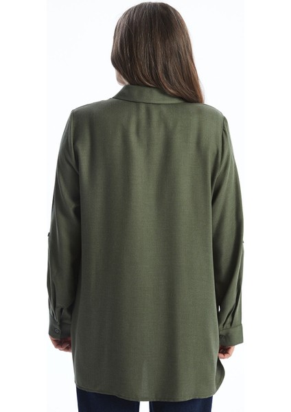 Yeni Sezon Düz Uzun Kollu Kadın Gömlek Tunik fırsatları