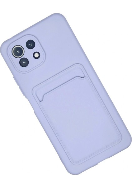 Xiaomi Mi 11 Lite Kılıf Kelvin Kartvizitli Silikon - Lila fiyatları