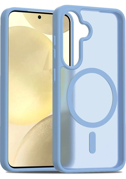 Samsung Galaxy S25 Plus Jota Magsafe Kapak - Açık Mavi