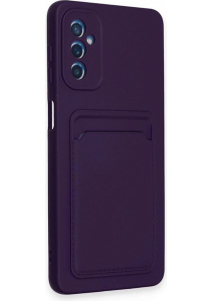 Samsung Galaxy A14 4g Kılıf Kelvin Kartvizitli Silikon - Derin Mor fiyatları