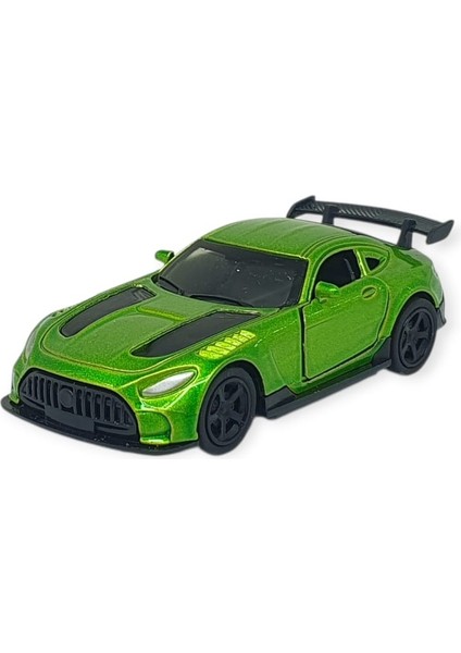 Çek Bırak Metal Küçük Arabalar 8 cm - 6411A-10 - Yeşil (Lisinya)