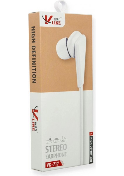 Vlike VK717 Kulak Içi Kulaklık - Beyaz modelleri