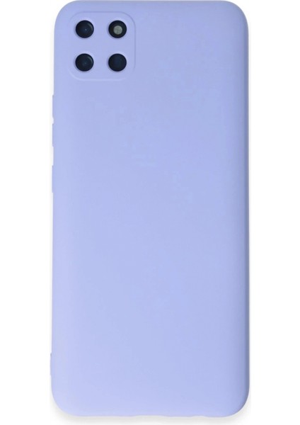 Realme C11 Kılıf Nano Içi Kadife Silikon - Lila