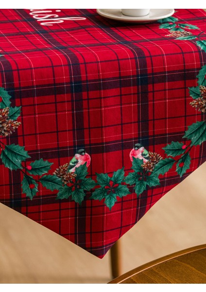 Yeni Sezon Ekose Desenli Baskılı Runner 50X140 cm indirimleri