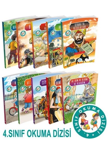 4. Sınıf Okuma Dizisi (10 Kitap Takım)