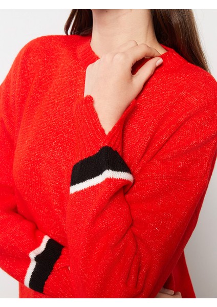 Yeni Sezon Bisiklet Yaka Düz Uzun Kollu Oversize Kadın Triko Tunik fırsatları