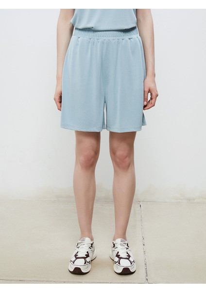 Yeni Sezon Beli Lastikli Modal Karışımlı Kadın Şort fiyatları