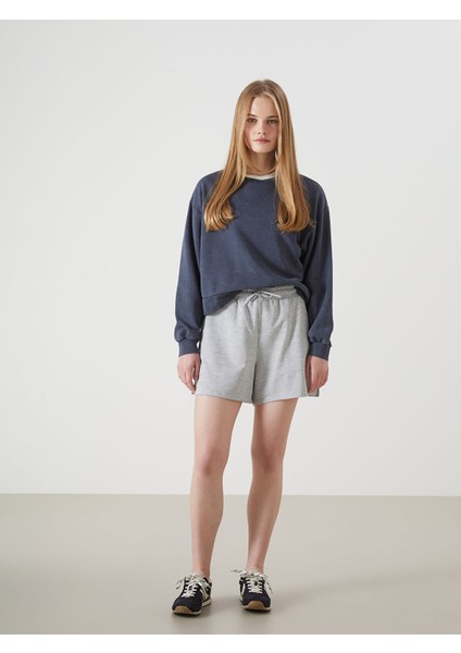 Yeni Sezon Beli Lastikli Kadın Şort