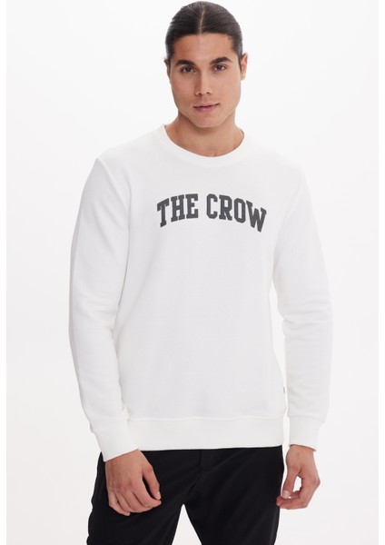 Crow Ekru O-Yaka Sweatshırt fiyatları