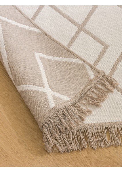 Yeni Sezon Desenli Çift Taraflı Püsküllü Kilim 80X150 cm modelleri