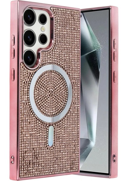 Samsung Galaxy S23 Ultra Helen Magsafe Kapak - Pembe modelleri