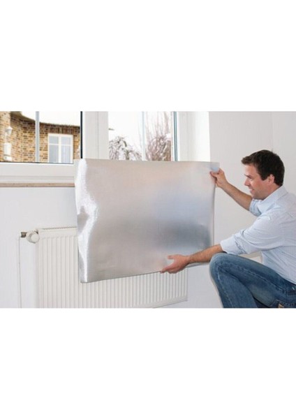 Kalorifer Peteği Radyatör Petek Arkası Folyo Kaplı Polietilen Sünger Isı Yalıtım Levhası