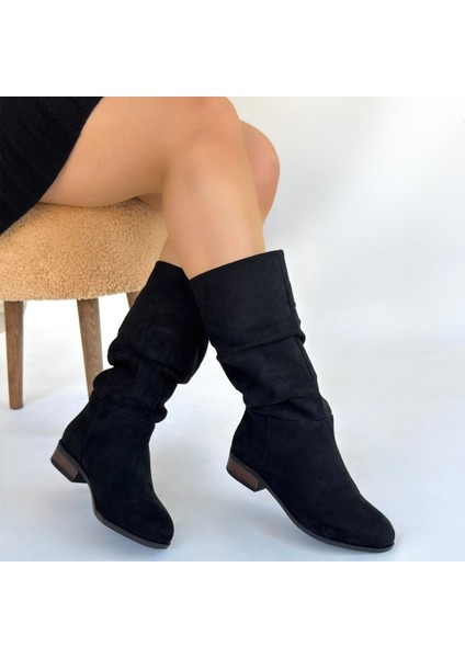 Plod Siyah Süet Çizme fırsatları