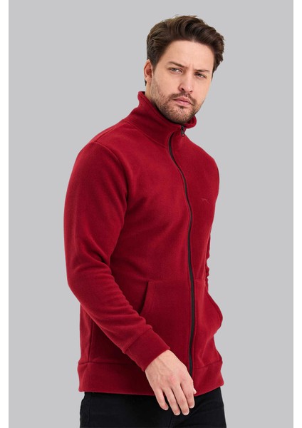 5015 Erkek Bordo Polar Hırka