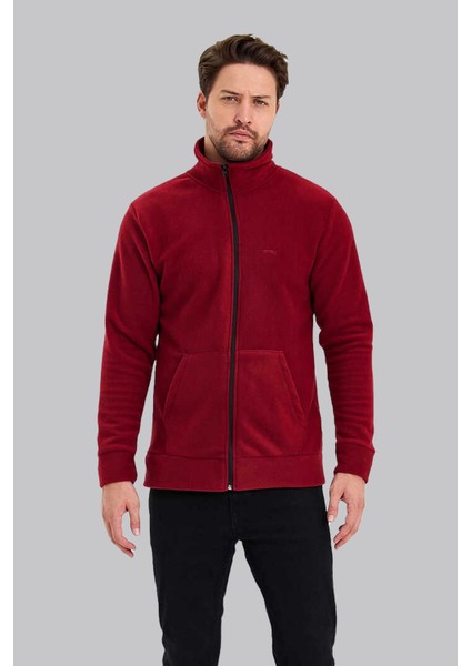 5015 Erkek Bordo Polar Hırka fırsatları