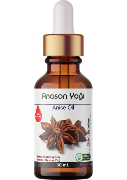 Anason Yağı - 30 ml (Uçucu Yağ,buhardanlık Esansı,oda Kokusu)