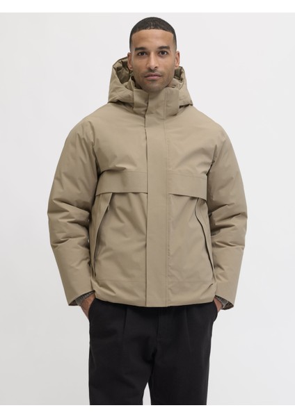 Erkek Kapüşonlu Ceket - Moon - 12280905