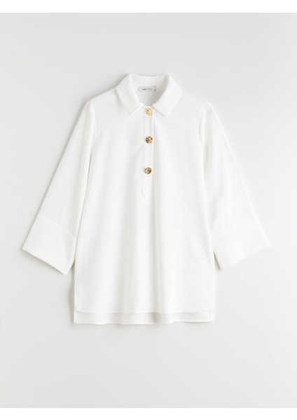 Yeni Sezon Gömlek Yaka Oversize Kadın Tunik indirimleri