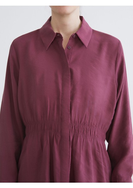 Yeni Sezon Oversize Modal Karışımlı Kadın Gömlek Tunik modelleri