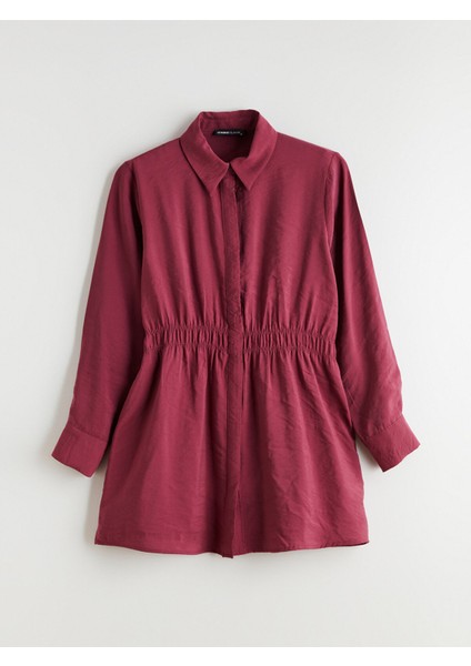 Yeni Sezon Oversize Modal Karışımlı Kadın Gömlek Tunik indirimleri