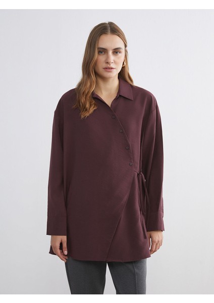 Yeni Sezon Modal Karışımlı Kadın Gömlek Tunik